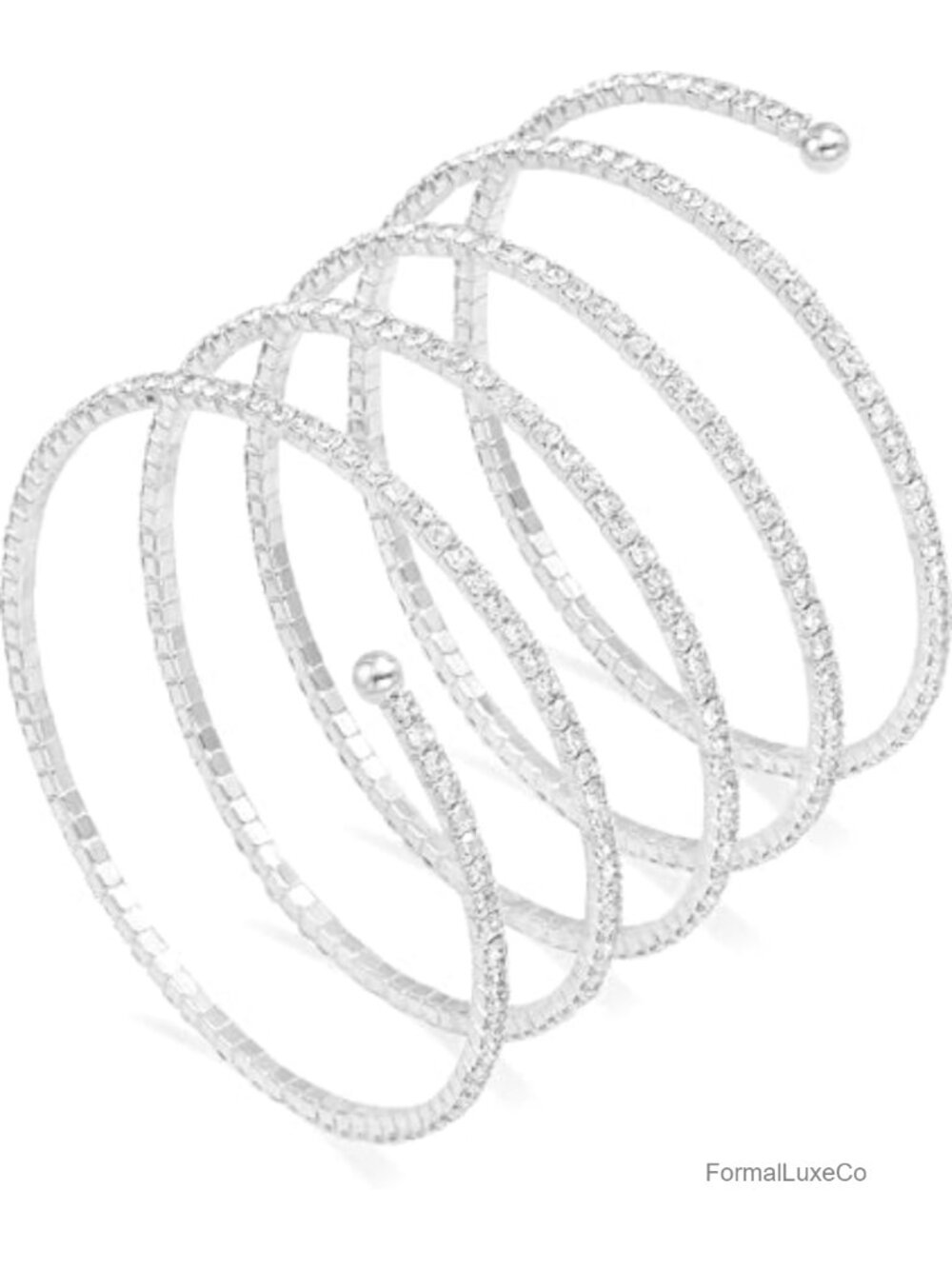 High-Brightness Rhinestone Cuff Bracelet for Women - Sparkling Crystal Wedding